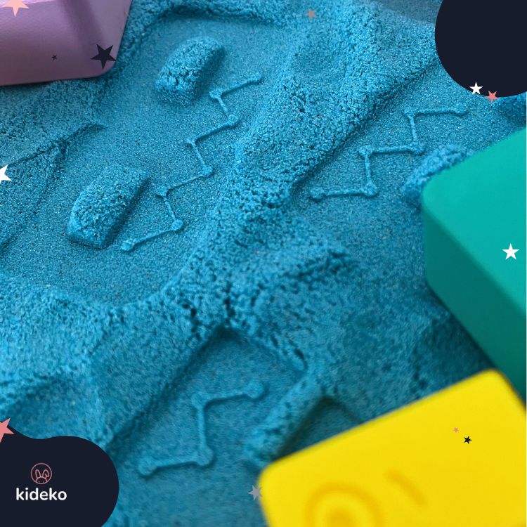 Inniko Sada čísel detail kinetický piesok